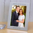 Personalised Engraved Mother of the Groom Silver Plated Photo Frame Grooms Mum Gift Wedding Day Gift Grooms Mummy Gift