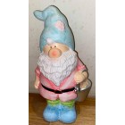 Latex Craft Mould To Make Cute Garden Gnome with Bucket Ornament Reusable Art & Crafts Hobby Gift 11 x 6 inches