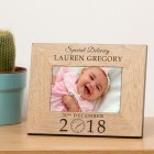 Personalised Newborn Special Delivery Photo Frame Gift Keepsake Engraved Birth New Born Baby Christening