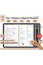 Digital Planner, Goodnotes Planner, iPad Planner, Notability Planner, Dated Digital Planner, 2023 Digital Planner, Daily Digital Planner