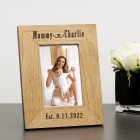 Personalised Gift For Mothers Day Wooden Photo Frame 6 x 4 Gift For Mum on Mothers Day Gift For Mummy or Mother Mummy And...