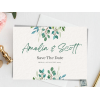 Minimalist Wedding Invitation Template Save The Date Card, Botanical Floral Wedding Invitation Template Download, Editable Invite, Canva