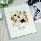 Personalised Wedding Photo Album. Traditional Wedding Album