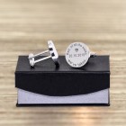 Personalised Engraved Dad of All The Walks Mens Cufflinks Father of The Bride Mens Gift Cufflinks Mens Wedding Jewellery Gift