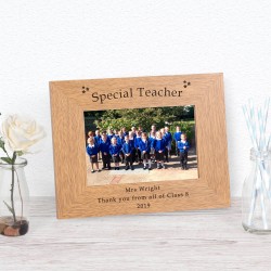 Personalised Engraved Special Teacher Wooden Photo Frame Teacher Thankyou Gift Leaving School Gift Teacher Gift Thankyou Gift Classroom Gift