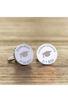 Personalised Engraved Cufflinks Graduation Mens Cufflinks Gift Mens University Gift Jewellery Gift Cufflinks Graduation Present