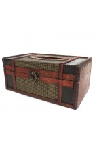Wooden Tissue Box, Crafted Wooden Box, Handcrafted Tissue Box, Hankie Box, Vintage Style Tissue Box, Tissue Box Holder