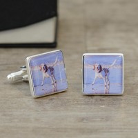 Personalised Gift Dog Photo Cufflinks, Mens Cufflinks, Dog Lover Gift, Pet Memorial, Dog Remembrance