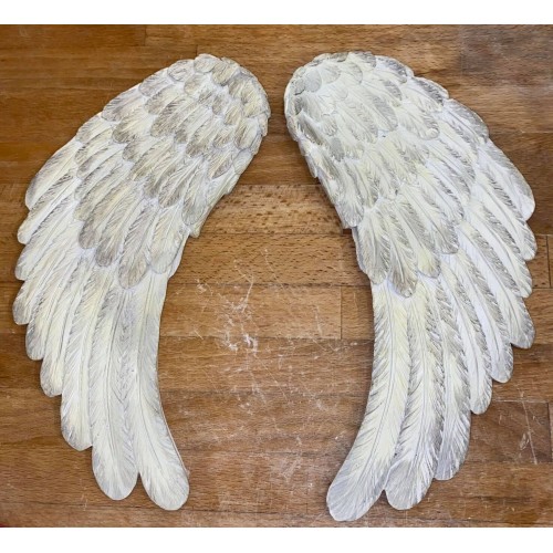 Latex Craft Mould To Make Large Pair of Angel Wings Ornament Art & Crafts Hobby Business 2 Moulds 13x5 Inches Each