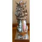 Latex Mould To Make Crowned Lion Statue Ornament Art & Crafts Hobby Latex Mold Crowned Lion 12.5x5x7 Inches