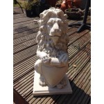 Latex Craft Mould For Large Standing Lion Garden Statue Ornament Art & Crafts Hobby 40cm 8x15.5x8 Inches