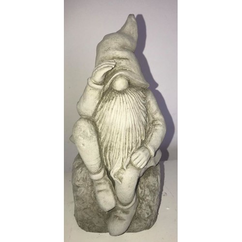 Latex Craft Mould To Make Garden Gnome Reusable Art & Crafts Hobby Business 12x7 Inches