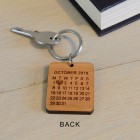 Custom Keychain The Day You Became My Daddy Personalised Gift New Dad or Daddy Gift Baby Photo Wooden Key Ring New Baby Gift For Him
