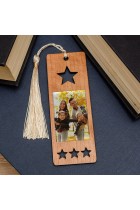 Personalised Gift For Mum Wooden Bookmark Star Favourite Photo Gift For Mum on Mothers Day Gift For Mummy or Mother Birthday Gift