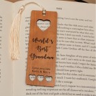Personalised Mothers Day Gift Wooden Bookmark & Tassle Worlds Best "NAME" Gift For Mum on Mothers Day Gift For Mummy or Mother