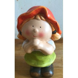 Latex Craft Mould To Make Cute Female Garden Gnome Ornament Reusable Art & Crafts Hobby Gift 6 x 4 inches