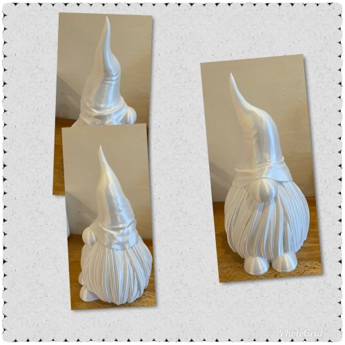 Latex Craft Mould To Make Gonk Gnome Ornament Reusable Art & Crafts Hobby Gift 12 x7 inches