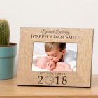 Personalised Newborn Special Delivery Photo Frame Gift Keepsake Engraved Birth New Born Baby Christening