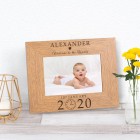 Personalised Newborn Welcome To The World Photo Frame Gift Keepsake Engraved Birth New Born Baby Christening