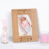 Personalised Newborn Welcome To The World Photo Frame Gift Keepsake Engraved Birth New Born Baby Christening