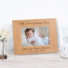 Personalised Newborn My Christening Day Photo Frame Gift Keepsake Engraved Birth New Born Baby Christening