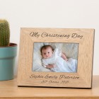 Personalised Newborn My Christening Day Photo Frame Gift Keepsake Engraved Birth New Born Baby Christening