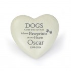 Dog Memorial Personalised Dogs PawPrints Heart Memorial Dog Lovers Gift Pet Memorial Paw Prints Dog Rememberance Pet Grave Marker