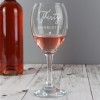 Personalised Wine Glass Birthday AGE & NAME