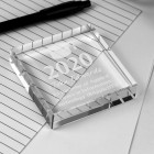 Personalised Graduation Glass Token University Degree Present