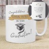 Personalised Congratulations Gold Star Graduation Mug Gift, University Gift , Graduation Present