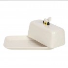 Butter Dish, Bee Design Butter Dish, Kitchen Serving Dish