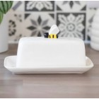Butter Dish, Bee Design Butter Dish, Kitchen Serving Dish