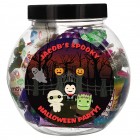 Personalised Halloween Sweet Jar, Trick or Treats, Trick or Treating Sweets, Spooky Sweet Jar