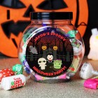 Personalised Halloween Sweet Jar, Trick or Treats, Trick or Treating Sweets, Spooky Sweet Jar