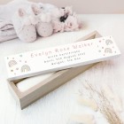 Personalised Rainbow Wooden Certificate Holder, New Baby Registration, Birth Certificate, Baby Nursery, New Baby Gift