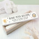 Personalised Safari Animals Wooden Certificate Holder, New Baby Registration, Birth Certificate, Baby Nursery, New Baby Gift