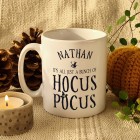 Personalised Mug Hocus Pocus, Halloween Mug, Spooky Mug, Witchs Mug, Ceramic Mug