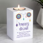 Personalised Diwali Tea Light Holder , Single Tea Light Holder, Tea Light , Diwali Gift, Festival of Light
