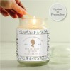 Personalised Queens Commemorative Large Vanilla Scented Candle - In Memory of Her Majesty Queen Elizabeth II - Scented Candle