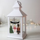 Personalised Nutcracker White Lantern, LED Lantern, White Lantern, Christmas Gift, Christmas Gift, Christmas Decoration
