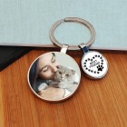 Personalised Best Friend Photo Pet Key Ring, Dog Key Ring, Cat Key Ring, Pet Memory Paw Print