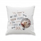 Personalised I Love My Dog Cushion Photo Upload Pet Memorial