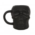 Skull Mug, Gothic Skull Mug Black or White, Gothic Gift, Black Mug, White Mug