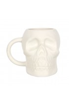 Skull Mug, Gothic Skull Mug Black or White, Gothic Gift, Black Mug, White Mug