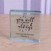 Personalised Glass Token Forever My Always, Valentines Day Gift, Anniversary Gift, Gift For Husband, Gift For Wife, Boyfriend, Wedding Gift