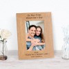 Personalised Photo Frame 6x4, First Valentines Day, Wood, Valentines Day Gift, Anniversary Gift, Gift For Husband, Gift For Wife Boyfriend