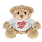 Personalised Teddy Bear Be My Valentines, Add Any Name, Valentines Day Gift, Valentines Present, Gift For Her, Gift For Him