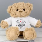 Personalised Teddy Bear Valentines Day, Any Name & Message, Valentines Day Gift, Valentines Present, Gift For Her, Gift For Him