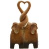 Elephant Family, Elephant Heart, Elephant Couple Ornament