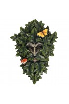 Green Man Face Plaque Leafy, 29x21cm Green Man Plaque, Garden Decoration Treeman Garden Plaque, Garden Gift